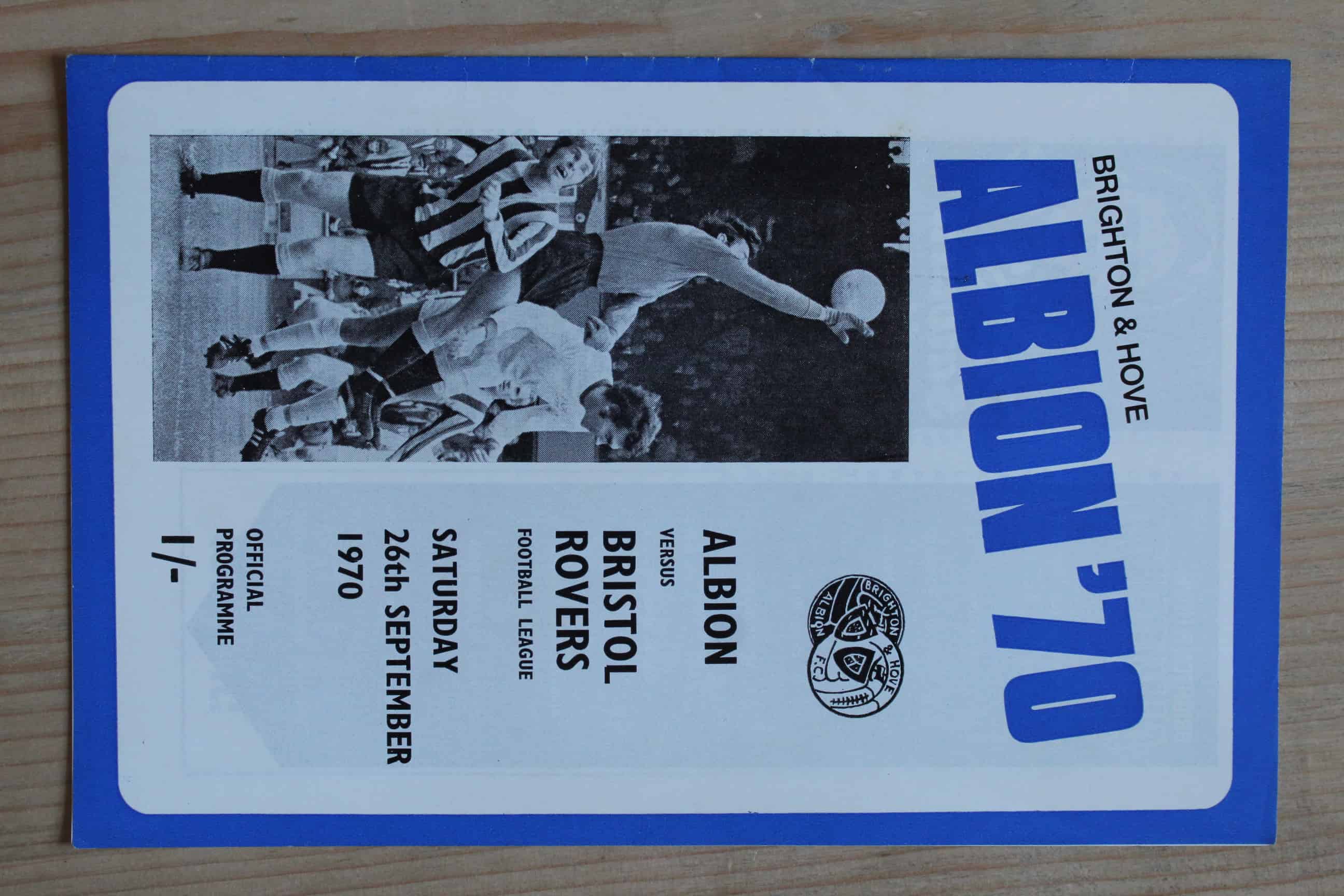 Brighton & Hove Albion FC v Bristol Rovers FC